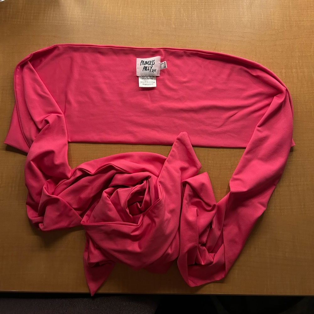 Princess Polly Pink Tie Top